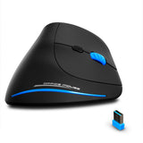 ZELOTES F-35A Vertical Mouse Grip Ergonomic Laptop Desktop Wireless Mouse - V.I.P Digital Presence