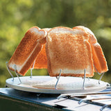 Simple Portable Stainless Steel Toast Rack Outdoor Camping Toaster Folding Portable Grill Multi-Purpose Stove Grill High Quality - V.I.P Digital Presence