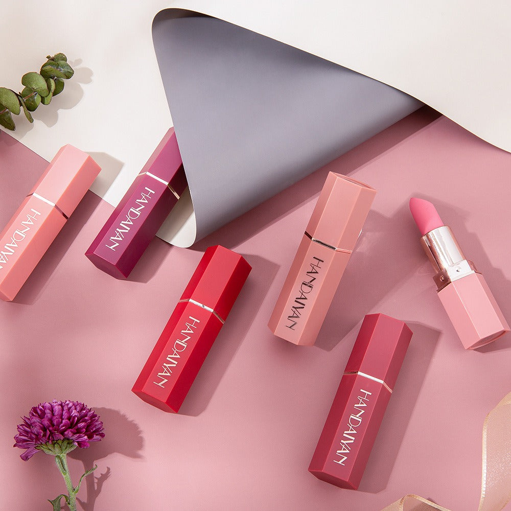 HANDAIYAN Han Daiyan Amazon Hot 6 Color Matte Moisturizing Lipstick lipstick - V.I.P Digital Presence
