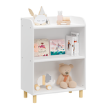 Kids 3-Tier Bookcase  Children's Book Display Bookshelf Toy Storage Cabinet Organizer for Children's Room - V.I.P Digital Presence