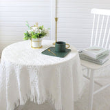 Mantel de encaje blanco estilo Ins, mantel de café, foto artística, tejido retro francés 