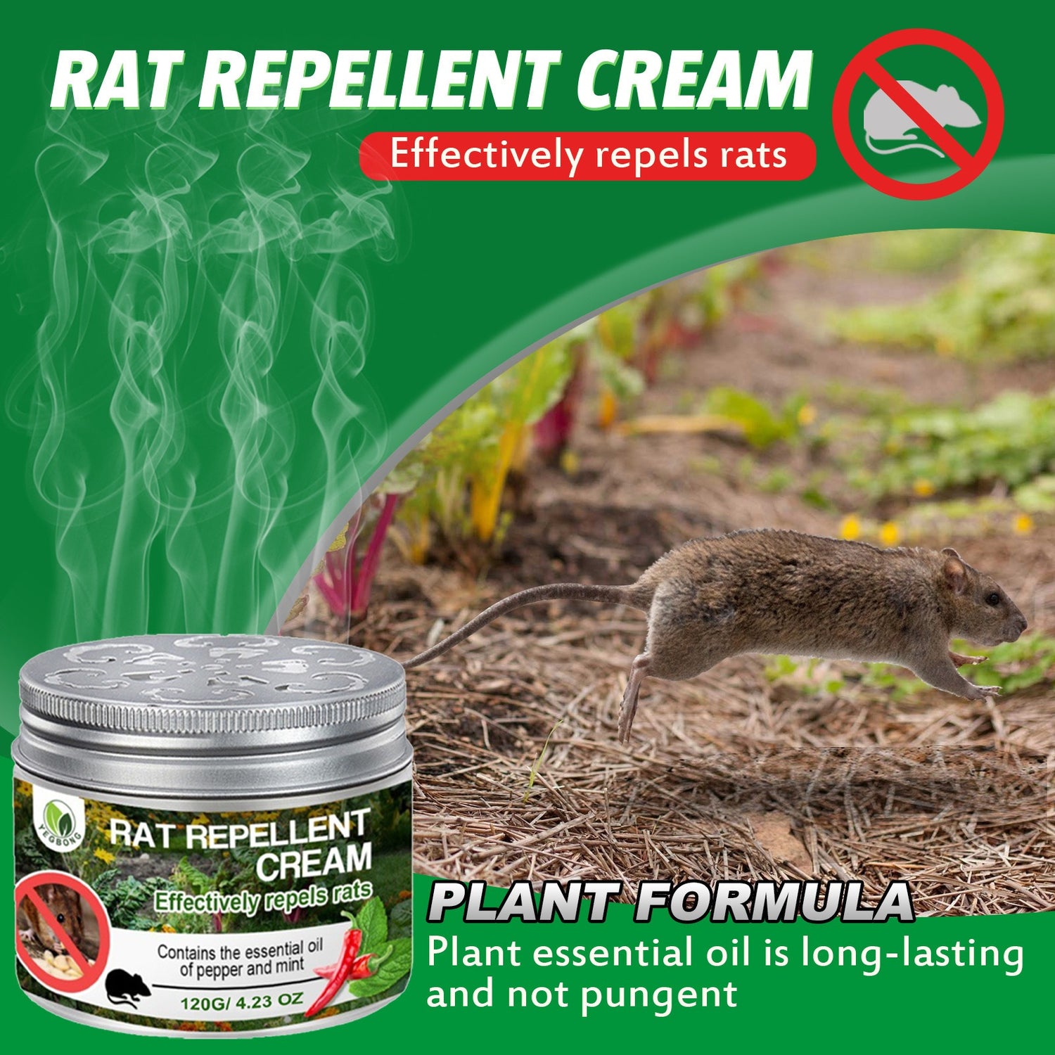 Oil Rats Rust Mouse Pad 120g home plant natural peppermint oil rats and mice mouse repellent t ...