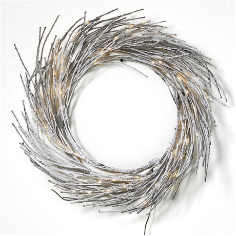 24" PAPER WREATH WITH LED LIGHTS - V.I.P Digital Presence