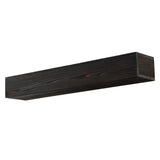 72" Rustic Wood Fireplace Mantel,Wall-Mounted & Floating Shelf for Home Decor Espresso