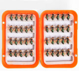 LEO 40pcs/box Fly Fishing Flies Lure High Carbon Steel Fly Tying Hooks for Trout Fishing Artificial Flies - V.I.P Digital Presence