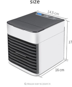 USB Mini Portable Air Conditioner Humidifier Purifier 7 Colors Light Desktop Air Cooling Fan Air Cooler Fan for Office Home - V.I.P Digital Presence