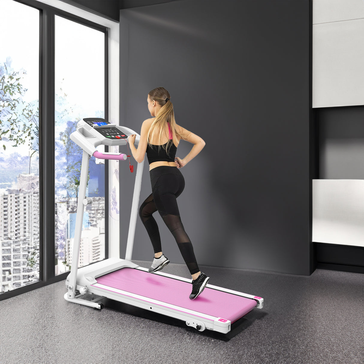 Foldable Treadmill 2.5HP Electric Folding Treadmill Running Walking Machine for Home Gym, Max 265 LBS Weight Capacity - V.I.P Digital Presence