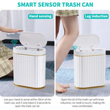 Smart Sensor Trash Can Touchless Sensor Trash Bin Trash Can with Lid Automatic Sensor Waste Basket - V.I.P Digital Presence