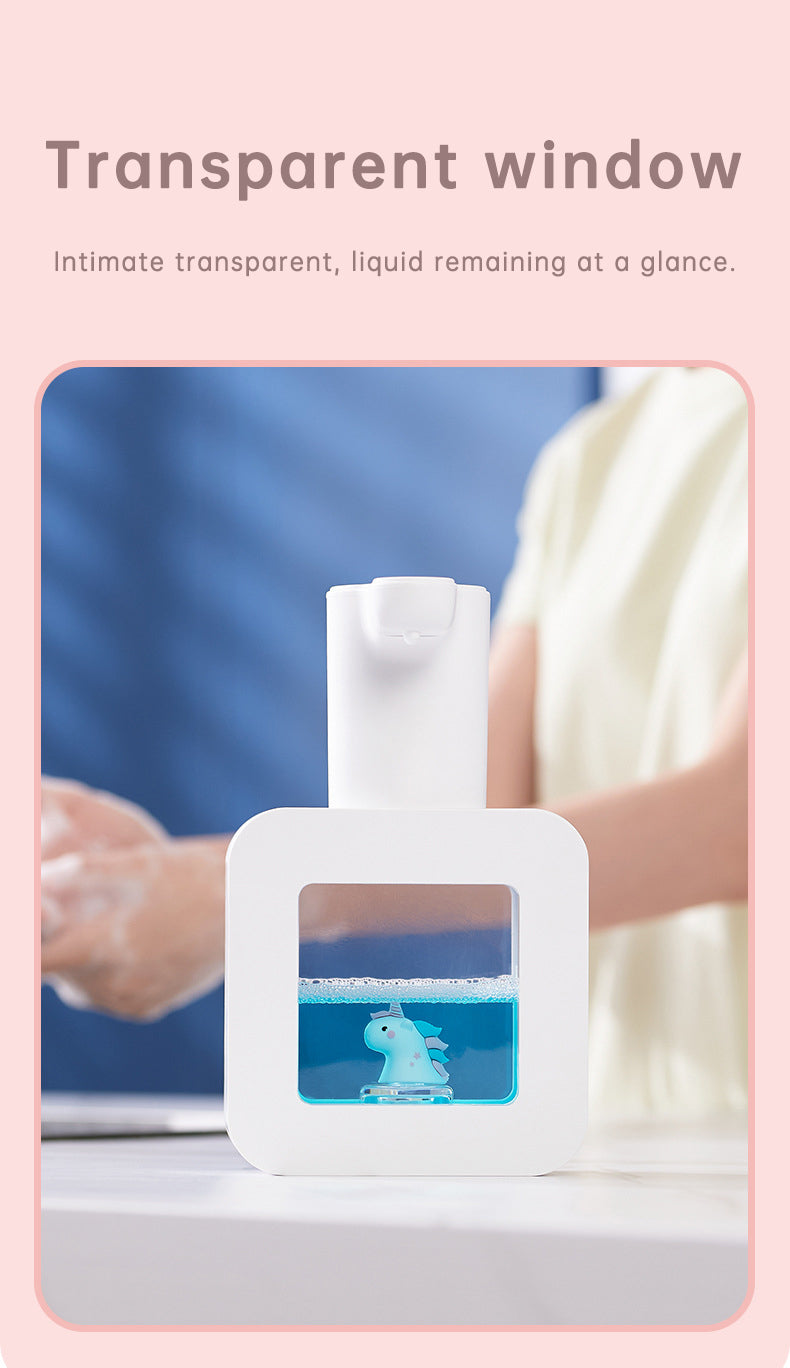 Cute Cat Rechargeable Touchless Automatic Soap Dispenser 400ml Kids foam Soap Dispenser with Night Light - V.I.P Digital Presence
