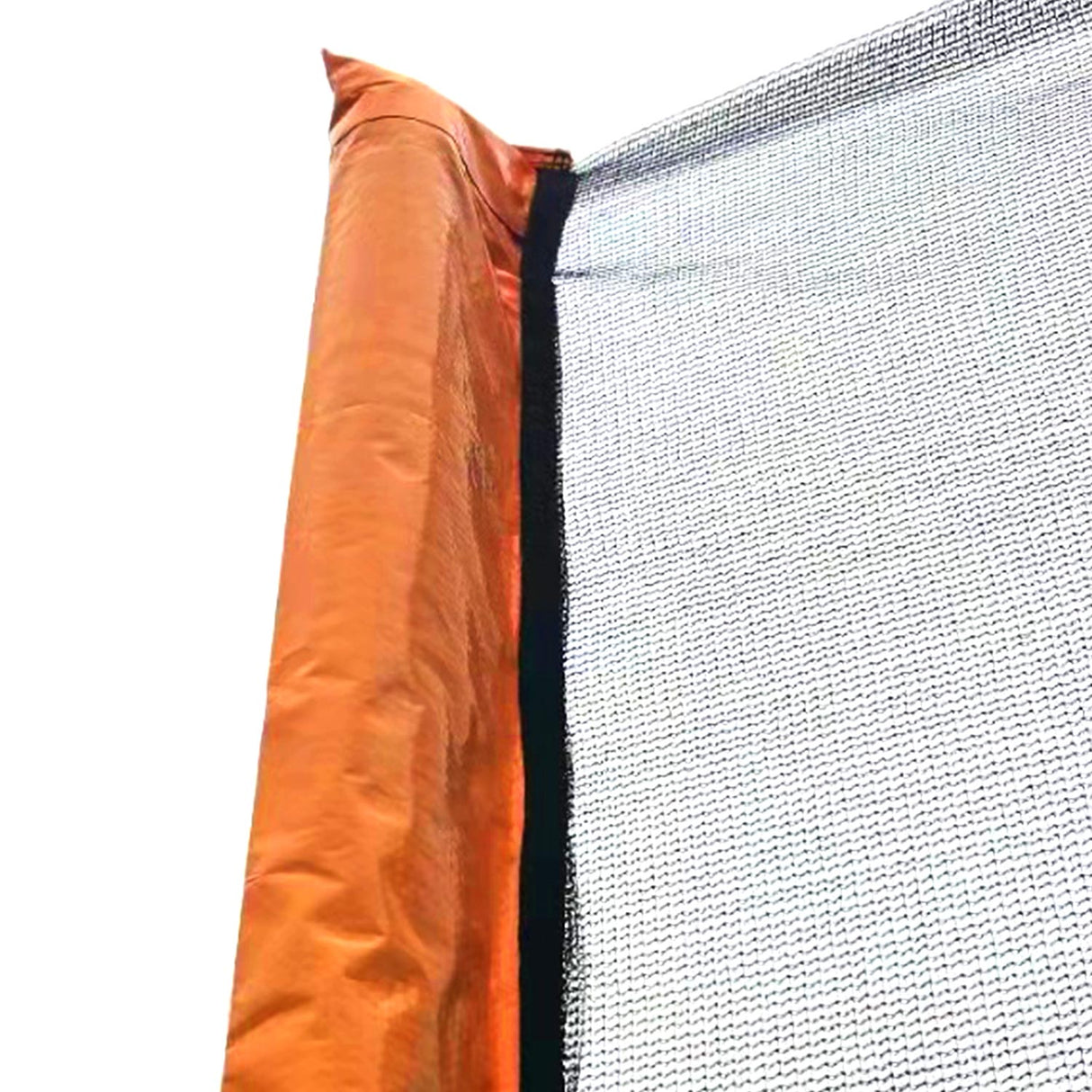14FT Powder-coated Advanced Trampoline with Basketball Hoop Inflator and Ladder(Outer Safety Enclosure) Orange - V.I.P Digital Presence