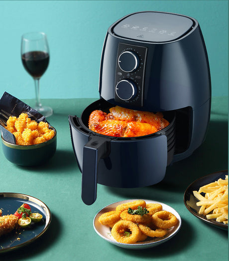 Household Smart Fryer Visual Air Fryer Electromechanical Fryer Electric Oven Smart Air Fryer 5L - V.I.P Digital Presence