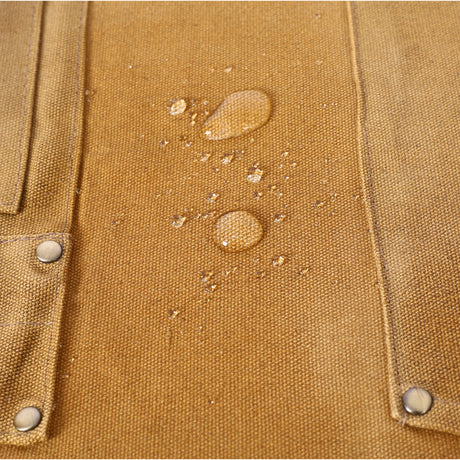 Long heavy-duty waxed canvas tool apron, carpenter apron, carpenter apron, carpenter waterproof 18 ounces - V.I.P Digital Presence