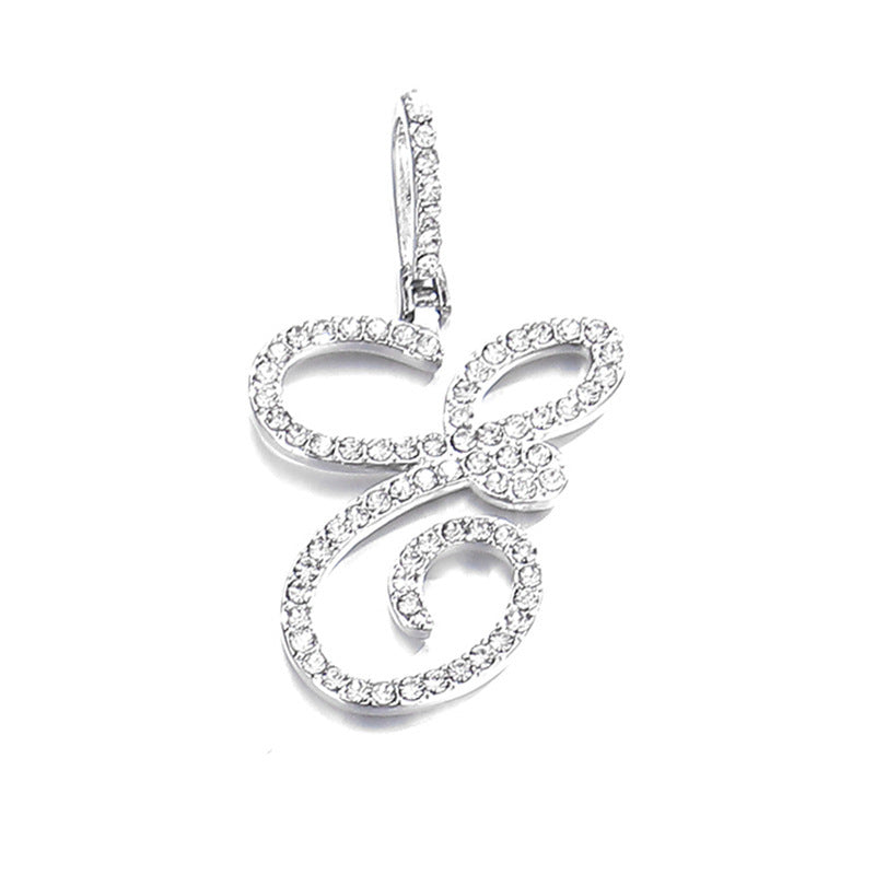 Hip hop accessories grass letter pendant melon seed buckle Cuban chain accessory - V.I.P Digital Presence