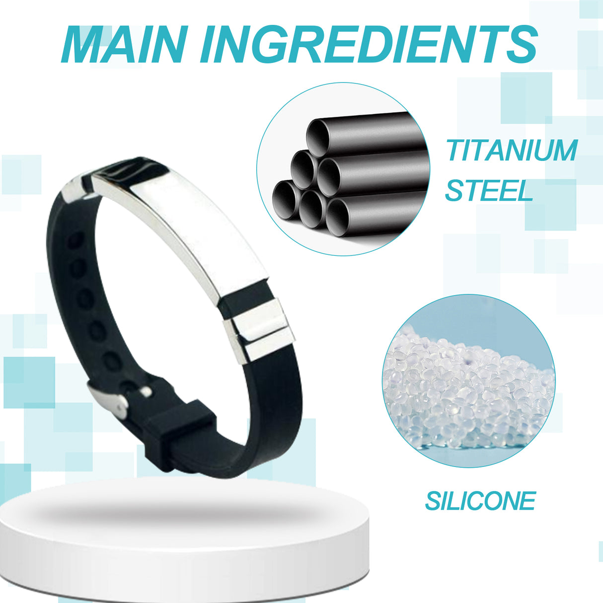 Ion Bracelet, Firming Abdominal Thigh Fat Relief Dizziness Body Discomfort Care Bracelet - V.I.P Digital Presence
