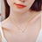 1 Carat Moissanite 925 Sterling Silver Pendant Necklace - V.I.P Digital Presence