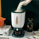 Measuring rice bucket 20 catties insect-proof and moisture-proof rice storage bucket household rice jar press out rice plastic r - V.I.P Digital Presence