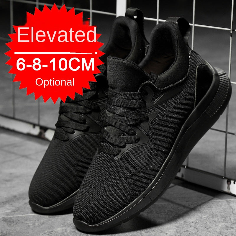 Men's shoes breathable men's casual shoes invisible height increasing shoes mesh sports shoes - V.I.P Digital Presence