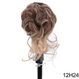 Synthetic Messy Curly Claw Hair Bun Chignon Hair Extensions Scrunchy Fake False Hair With Tail for Women Hairpieces - V.I.P Digital Presence