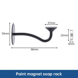 Stainless Steel Magnetic Soap Holder No Trace Paste Soap Holder in Toilet Soap Box Drain Rack Bathroom Shelf - V.I.P Digital Presence