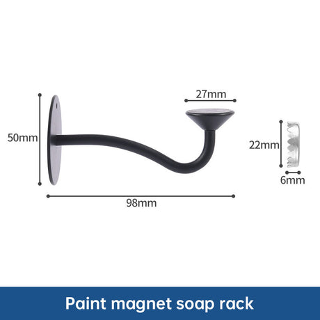 Stainless Steel Magnetic Soap Holder No Trace Paste Soap Holder in Toilet Soap Box Drain Rack Bathroom Shelf - V.I.P Digital Presence