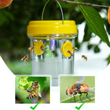 Solar Wasp Trap Waterproof Outdoor Hanging Trap Safe Non-Toxic Bee Hornet Traps Reusable Garden Fruit Fly Catcher - V.I.P Digital Presence