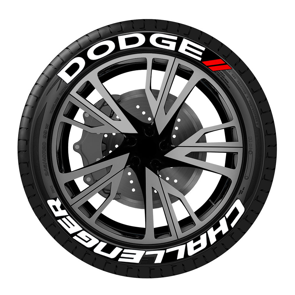 [One-piece set] Tire letter sticker one-piece set One-piece set Suitable for 4 tires No accessories included - V.I.P Digital Presence