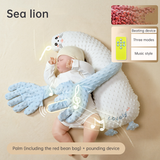 Babycare Soothing Sleep Aid: Anti-Moros Reflex Pillow and Patting Toy - V.I.P Digital Presence
