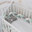 100cmBaby Bumper Bed Braid Knot Pillow Cushion Bumper for Infant Kids Crib Protector Cot Bumper Room Decor Anti-collision Bumper - V.I.P Digital Presence