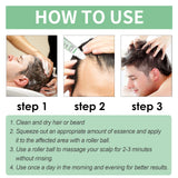 Strengthening Roll On Hair Essential Oil, Scalp Massage Moisturizing Hair Roots Thickening Hair Care Ball Essential Oil - V.I.P Digital Presence