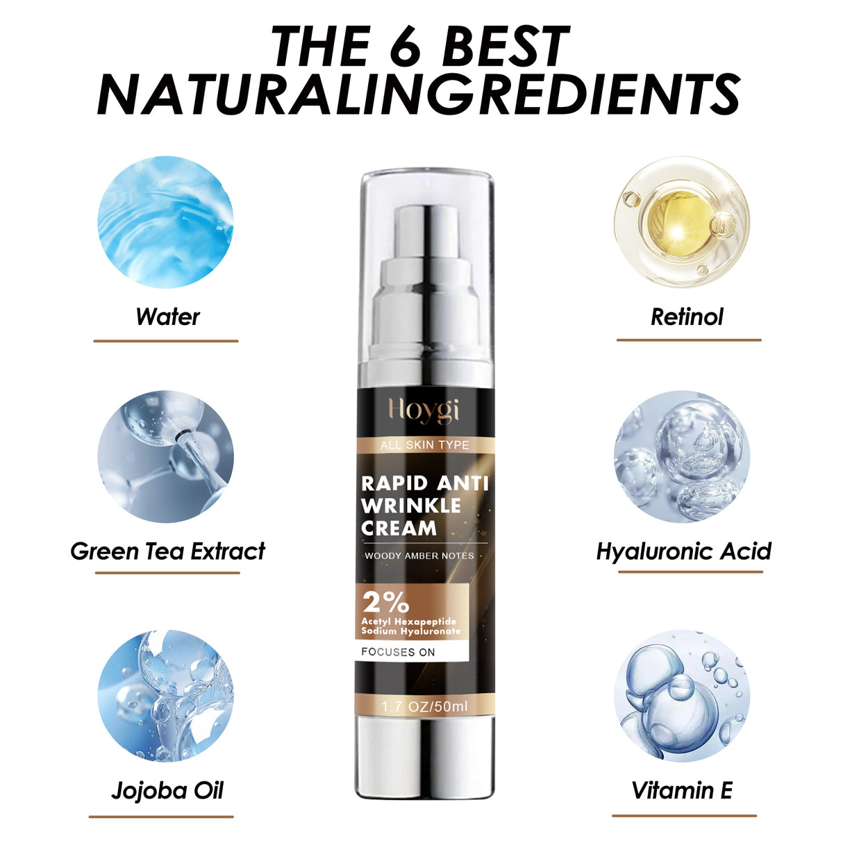 Crema antiedad que reduce líneas finas, hidrata, ilumina, reafirma y antiarrugas.