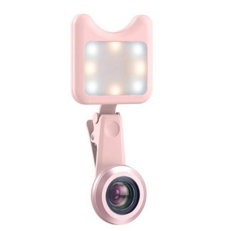 ALLOET 3 in 1 Phone Camera Lens 0.36X Wide Angle 15X Macro Lenses Kit Beauty Selfie Flash Fill Light Clip For iPhone iPad Xiaomi - V.I.P Digital Presence