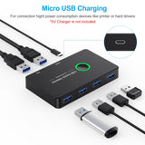 USB 3.0 Switcher 4-port 2-port Computer Peripheral Switcher Adapter USB Hub KTV Switcher - V.I.P Digital Presence
