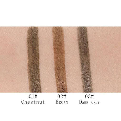 Music Flower Brand Makeup 3 Colors Fine Sketch Liquid Eyebrow Pen Waterproof Tattoo Super Durable Eye Brow - V.I.P Digital Presence