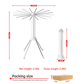V2 Octopus Round Drybox 1, a portable single-tripod folding drying rack for up to 16 pieces (40kg) of laundry, round and foldabl - V.I.P Digital Presence