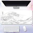 Wave mouse pad advertising game keyboard pad desk pad - V.I.P Digital Presence