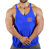 Sportswear vest men's round neck men's cotton vest loose shoulder sleeveless basketball suit - V.I.P Digital Presence