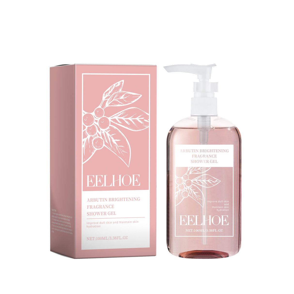 Arbutin Shower Gel Fragrance Fresh And Gentle Clean Skin Exfoliating Nourishing Skin Care Shower Gel