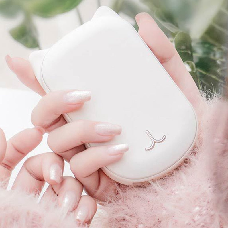Cute USB Rechargeable Hand Warmer and 3600Ma Power Bank 5V Mini Portable Travel Handy Long-Life Pocket Hand Warmer - V.I.P Digital Presence