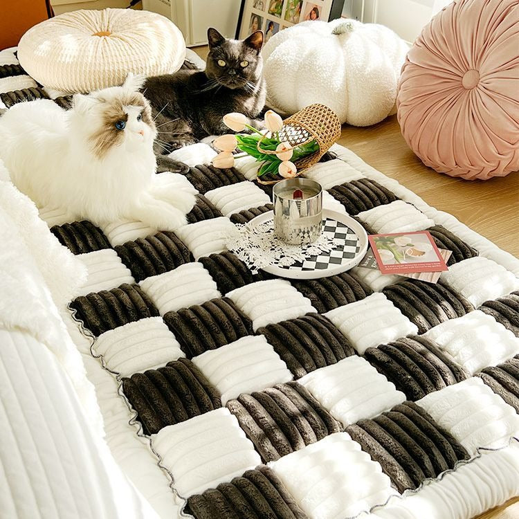 Autumn and winter plush bedside mat anti-skid chenille Mantou mat bedroom tatami sleeping carpet - V.I.P Digital Presence