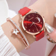 Women Watches Luxury Leather Band Watch Dress Clock Lady Wrist Watch - V.I.P Digital Presence