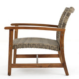 HAMPTON WOOD + WICKER CLUB CHAIR ( set of 2) - V.I.P Digital Presence