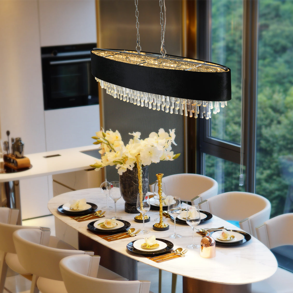 Modern Crystal Chandelier for Living-Room Cristal Lamp Luxury Home Decor Light Fixture - V.I.P Digital Presence