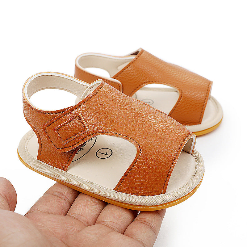 Sandalias de verano para bebé niño, suela de goma, transpirables, para niños de 0, 3, 6, 9 y 12 meses 