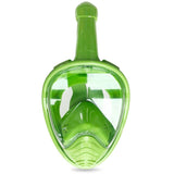 Máscara de buceo panorámica de 180 grados, cara completa, para natación, buceo con esnórquel, antivaho y antifugas para niños.