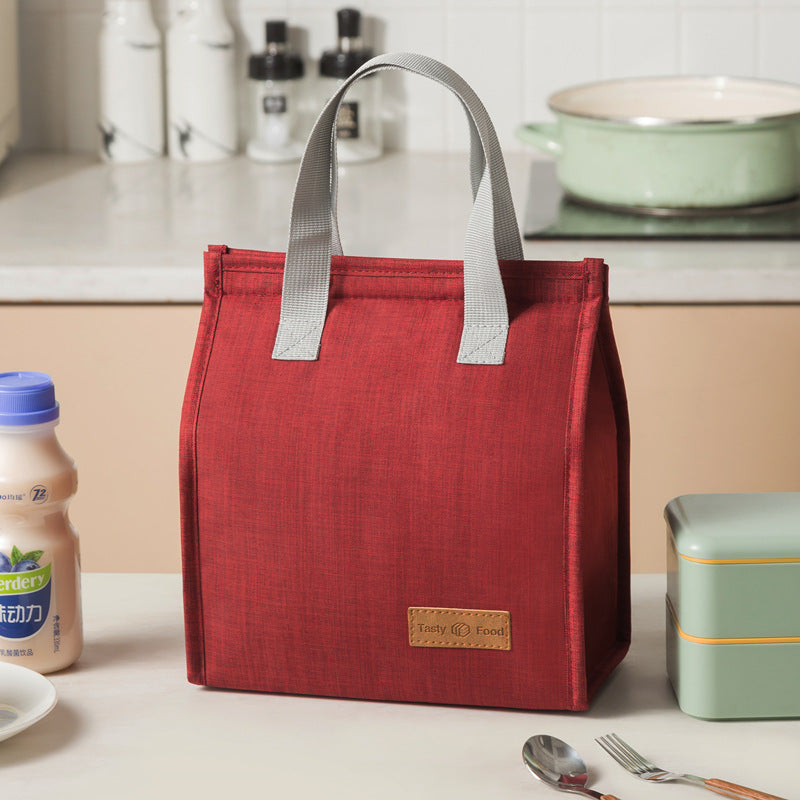 Fashionable and simple vertical large capacity portable insulated lunch bag - V.I.P Digital Presence