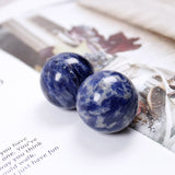 Natural crystal ball polished crystal crafts Blue-vein stone sodalite Wish ball ornament - V.I.P Digital Presence