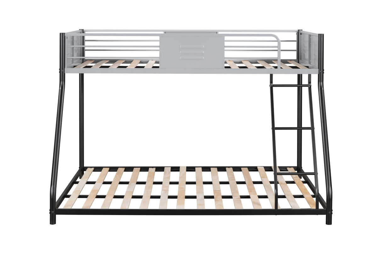 Full double-layer metal bed/heavy-duty sturdy metal/noise reduction/safety ventilation board guardrail - V.I.P Digital Presence