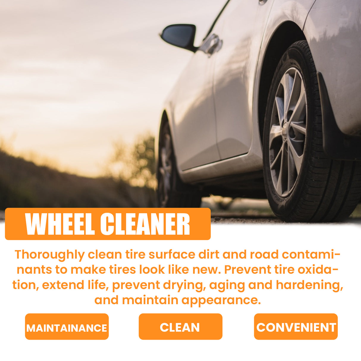 Car Tire Cleaner, Auto Paint Tire Rust Remover Maintenance Retreading Cleaner - V.I.P Digital Presence