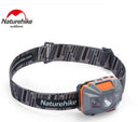 Linterna frontal LED ultraligera Naturehike resistente al agua con carga USB y 4 modos