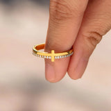 925 Sterling Silver Cross Ring - V.I.P Digital Presence